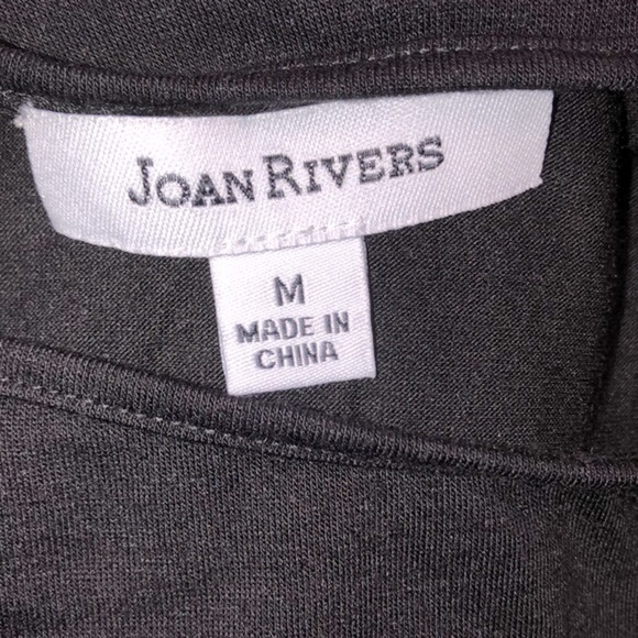 Joan Rivers size medium black top - Picture 3 of 4